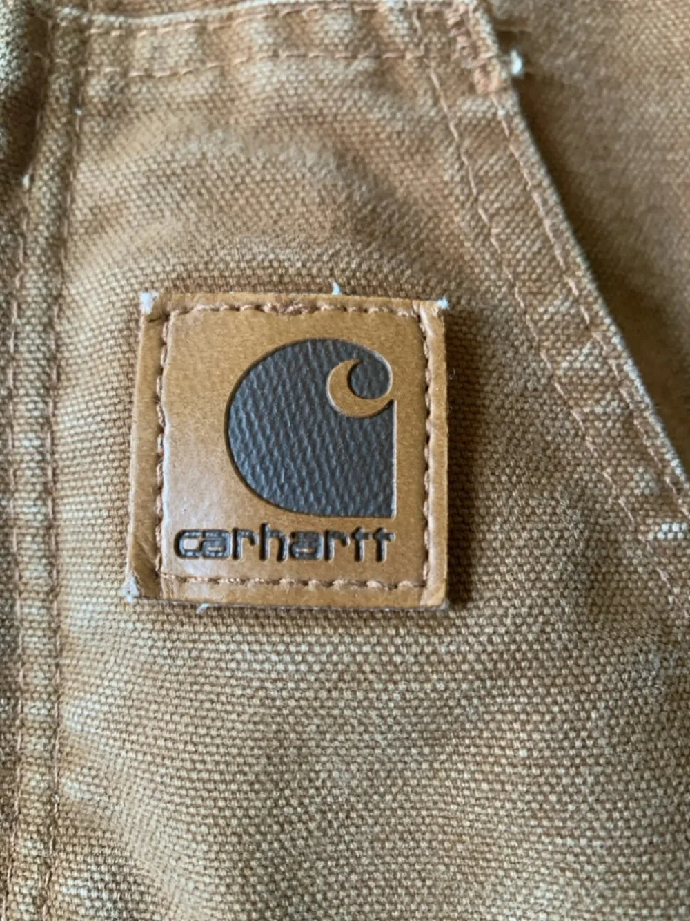 Carhartt Kids Tan Hooded Puffer Jacket